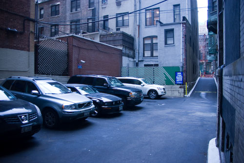 Parking lot in NYC