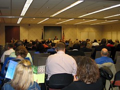 Indiana job forum attendees