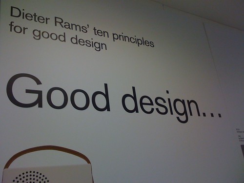 Dieter Ram's 10 design principles...