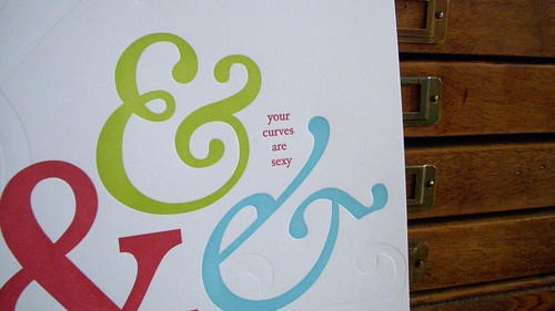 typography love, a letterpress series from a. favorite design for type lovers 