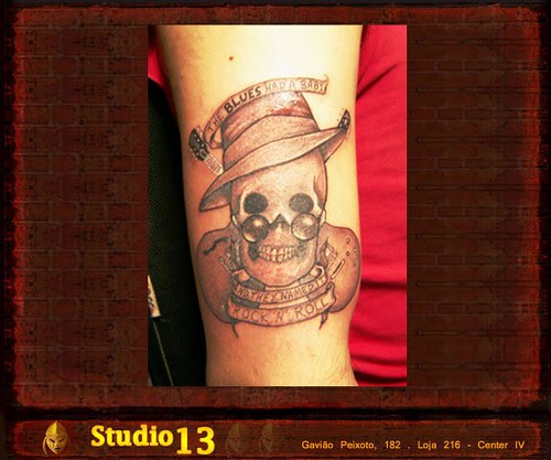 Caveira [1] - Studio 13 Tattoo Niterói