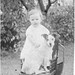 Elaine with her dog in Kansas City, MO abt. 1911