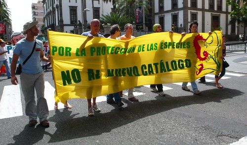 Manifestación por la Biodiversidad Canaria. 20 de marzo 2010. Las Palmas de Gran Canaria. 42