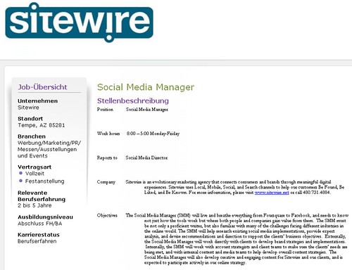 Social Media Manager from 8 to 5?