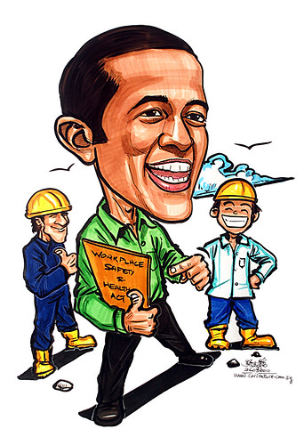 Caricature for Ministry of Manpower - 19
