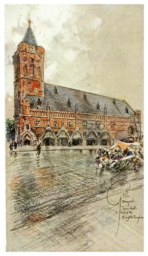 018- Ayuntamiento de Nieuport en Flandes-Vanished towers and chimes of Flanders 1916- Edwards George Wharton