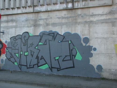 Ruten legal graffiti wall in Sandnes
