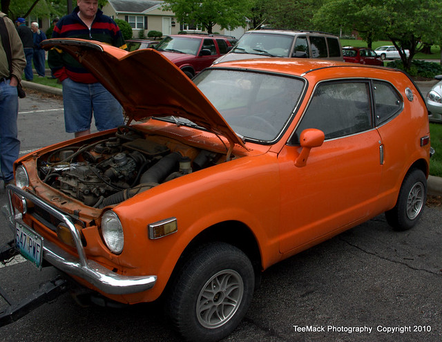 1971 Honda Z600. The Micro Mini Car Show was held in Westwood, 
