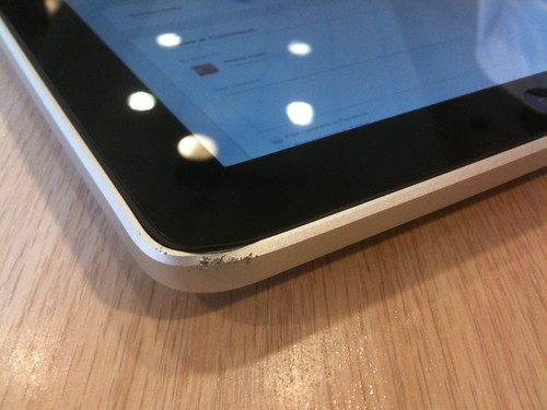 Damage from my iPad drop