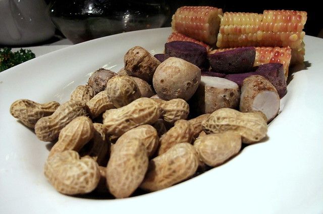 Boiled Peanuts, Sweet Potato, Taro and Corn