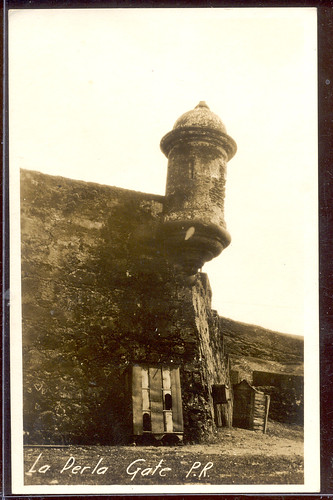 Moscioni RPPC (Attributed) - SAN JUAN - La Perla Gate, P. R. - Unused c. 1920's. TO FULLY APPRECIATE OUR PUERTO RICO COLLECTION WE URGE YOU TO VISIT FIRST