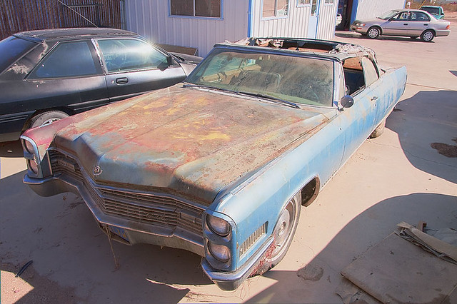 1966 Cadillac Eldorado Convertible. This is the "before" picture.