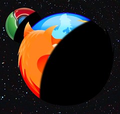 Firefox & Chrome in space