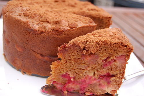 Rhubarb Cinnamon Cake