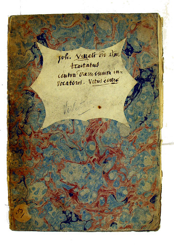 Front cover of binding from Vivetus, Johannes: Contra daemonum invocatores