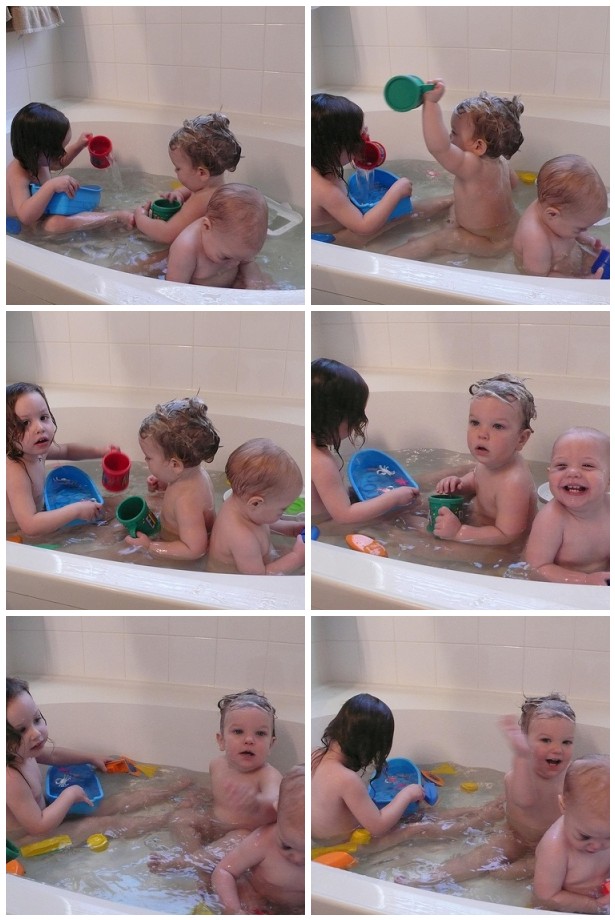 Babies in the tub