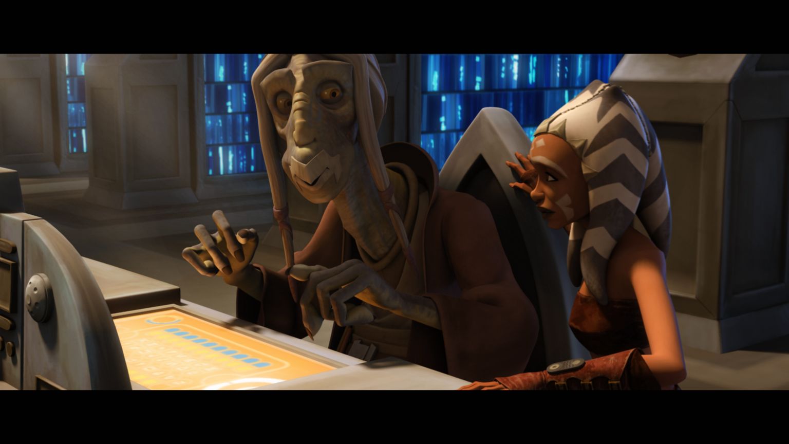 Ahsoka Tano realizes that her Jedi weapon has been stolen in “Lightsaber Lost,” an all-new episode of STAR WARS: THE CLONE WARS premiering at 9:00 p.m. ET/PT Friday, January 22 on Cartoon Network. TM & © 2010 Lucasfilm Ltd. All rights reserved. 