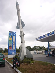 Missile ucraino davanti ad una stazione di servizio in Polonia - Ukrainian rocket in front of a fuel station in Poland