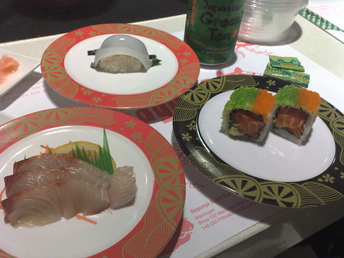 more Sagunja sushi train items
