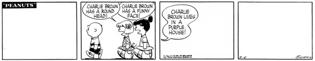 Peanuts Minus Snoopy with Charlie Brown, Violet, and Patty