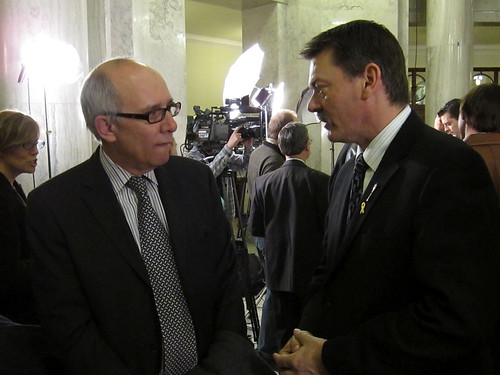 Mayor Stephen Mandel & Minister Doug Horner Budget 2010