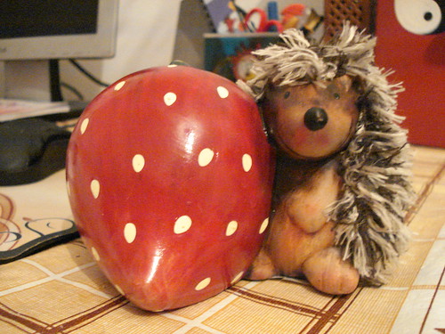 strawberry and hedgehog