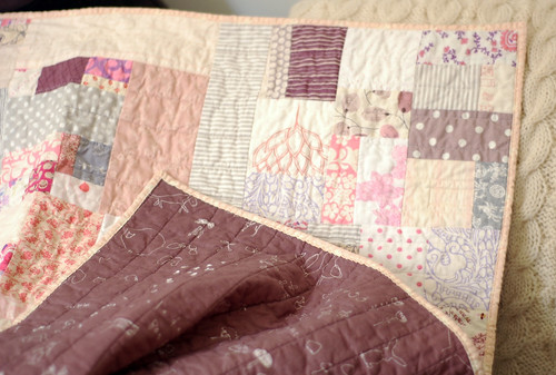 new baby quilt fini
