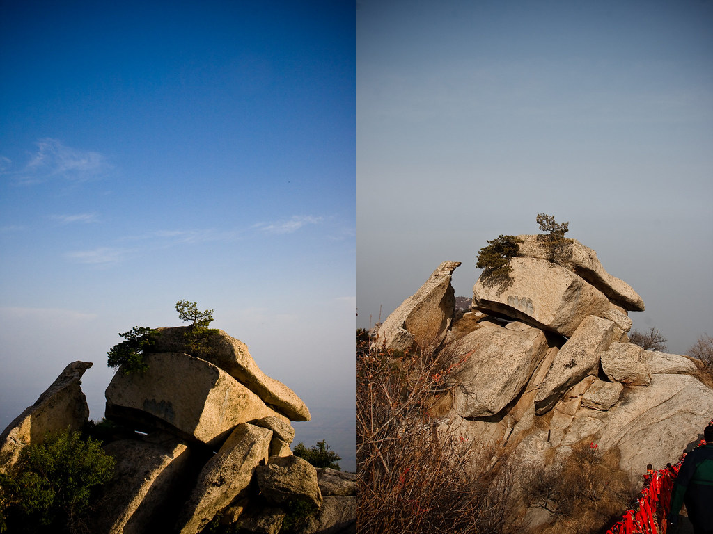 Hua Shan 华山 Before and After