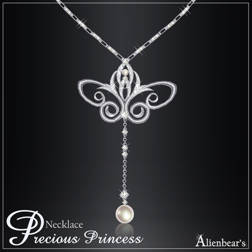 Precious Princess necklace white