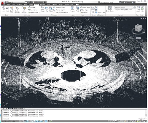 Point Cloud in AutoCAD 2011