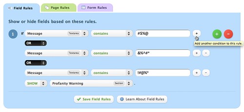Multiple Conditions in Field Rules