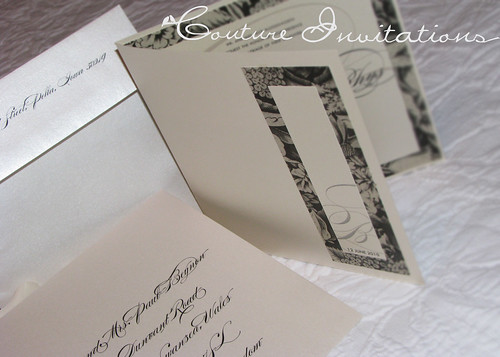 Couture Invitations Vintage Ivory Floral1
