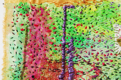Detail of Mixed Media Embroidery