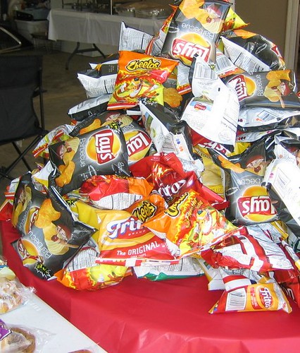 piles of chips