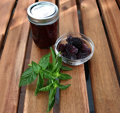 Blackberry Basil Jam - What do you do with big beautiful blackberries and a full-on bouquet of basil? Make blackberry basil jam, of course!