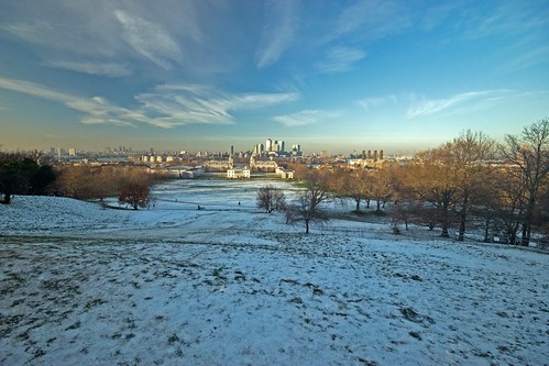 Greenwich Park in the Snow