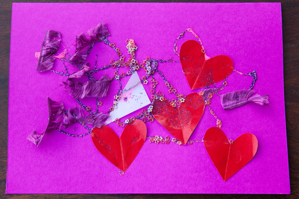 Valentine's Day Card Made At Kindy