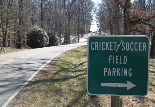 A cricket-soccer field right here in Dixie