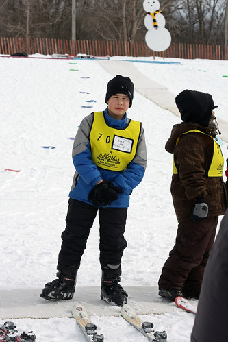 Joey first ski