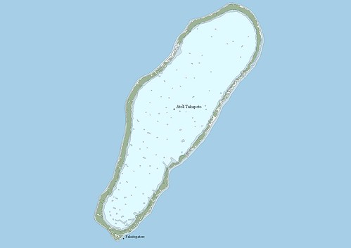 Takapoto Atoll FP - EVS Precision Map (1-80,000)