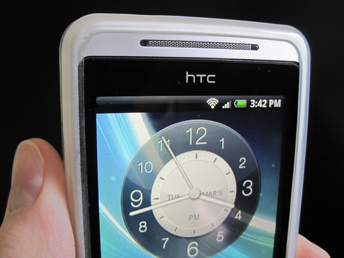 htc hero white. HTC Hero (White) + Flexishield (Clear)
