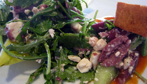 endive salad with olives for Restaurant Week at L'Espalier