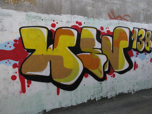 Ruten legal graffiti wall in Sandnes