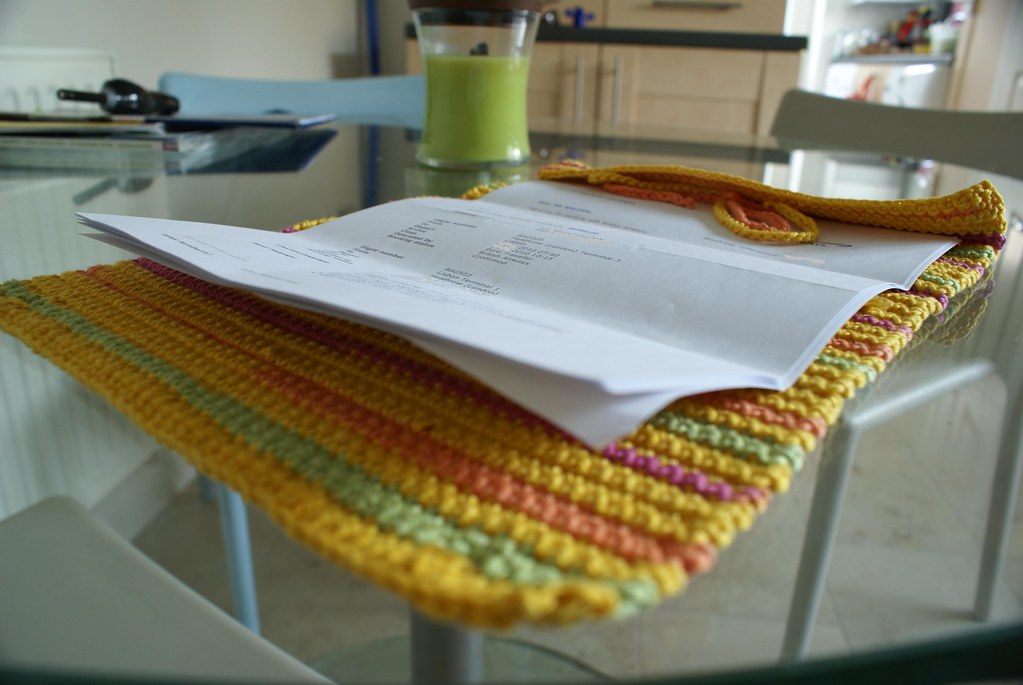 Crochet Document Holder