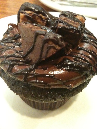 Chocolate peanut butter cupcake, Remedy Diner, NYC