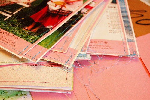 Making a second batch of zines (Photo by iHanna - Hanna Andersson)