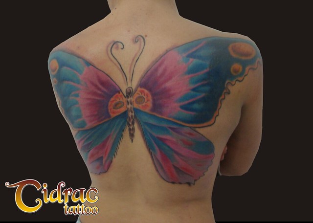 tatuagem borboleta-cidrac tattoo betim
