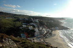View from cliff above the beach