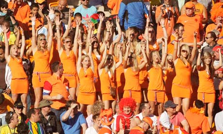 women-in-orange-dresses