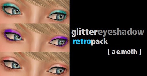 Glitter Eyeshadow: Retro Pack